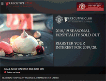 Tablet Screenshot of executiveclub.manutd.com