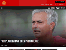 Tablet Screenshot of manutd.az