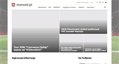 Desktop Screenshot of manutd.pl