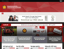 Tablet Screenshot of manutd.com.vn